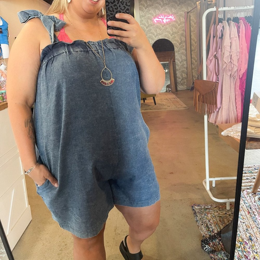 Oddi | Denim Romper